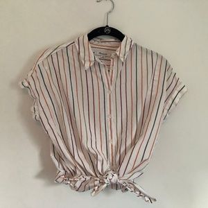 Striped Madewell Button Up Shirt
